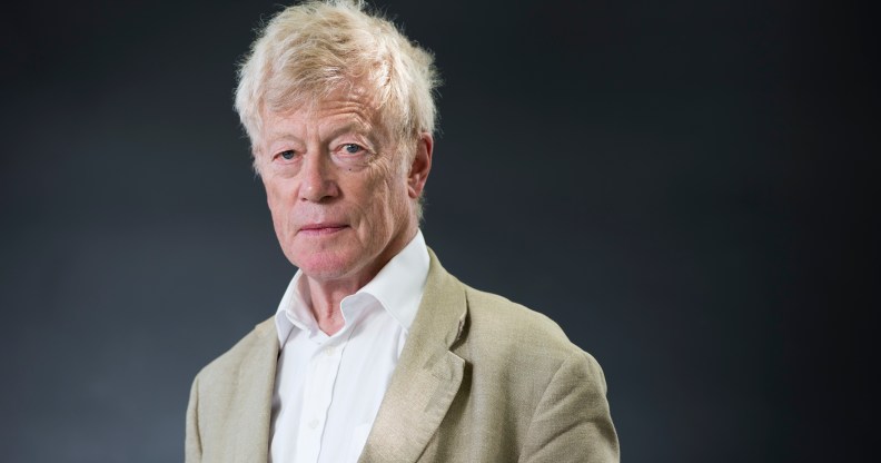 Roger Scruton attends the Edinburgh International Book Festival on August 15, 2016 in Edinburgh, Scotland.