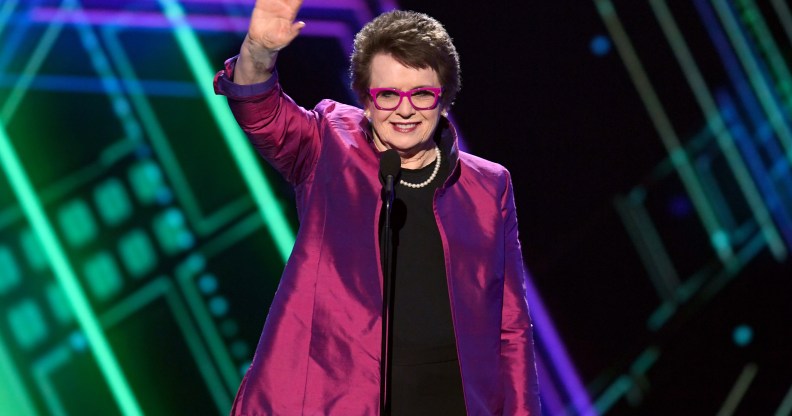 Billie Jean King wedding