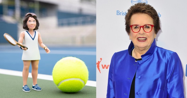 Billie Jean King has been turned into an action figure