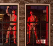 Male sex workers are taking over the windows for Amsterdam Pride