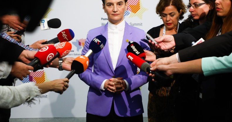 Ana Brnabic, Prime Minister of Serbia, during Western Balkans Summit at the Poznan International Fair in Poznan, Poland on 5 July, 2019.