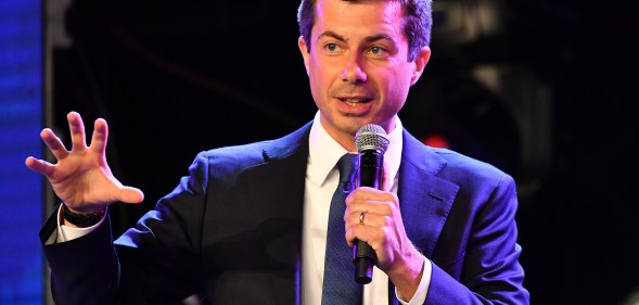 Democratic presidential candidate and South Bend, Indiana Mayor Pete Buttigieg