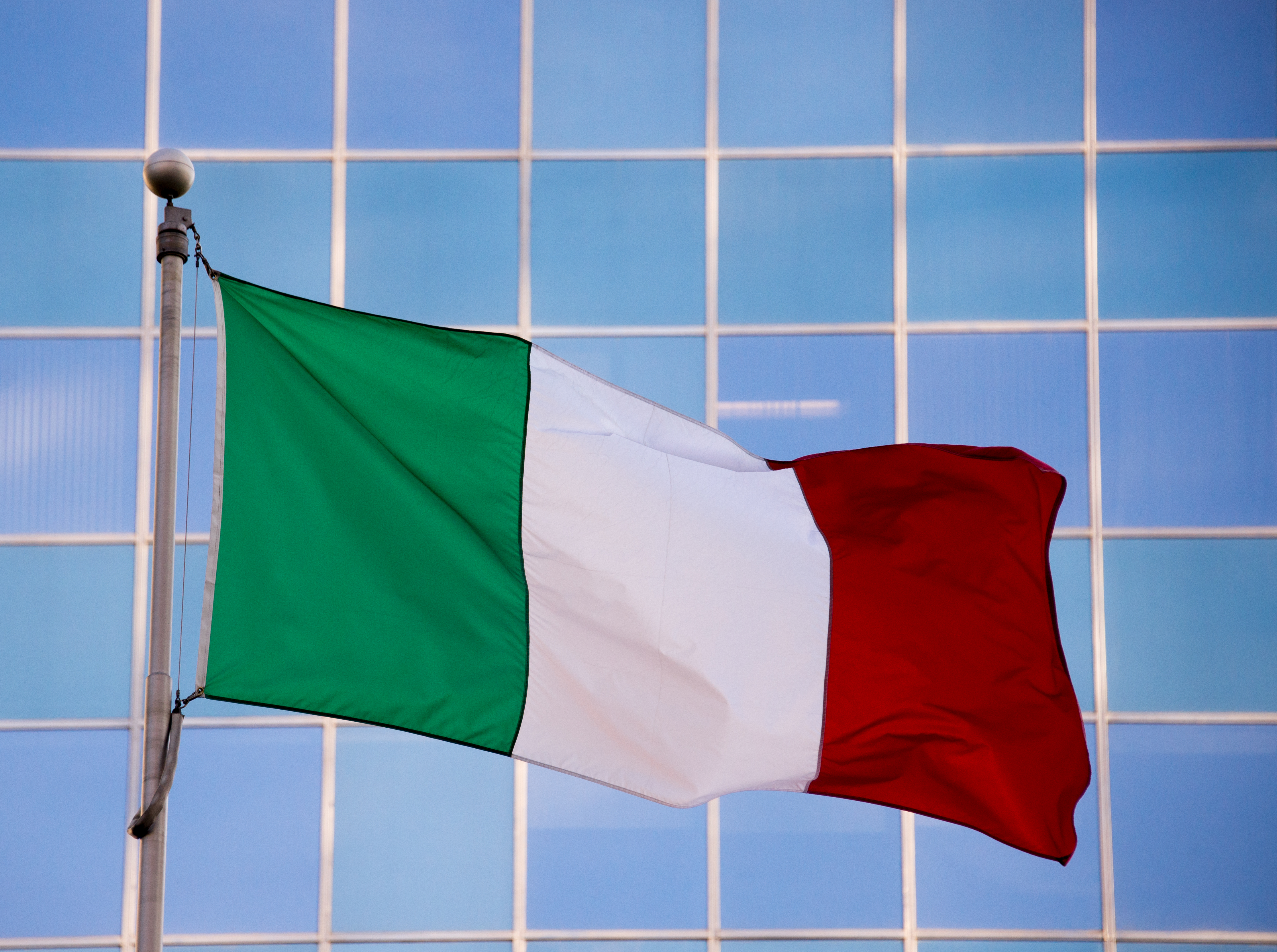 National flag of Italy.