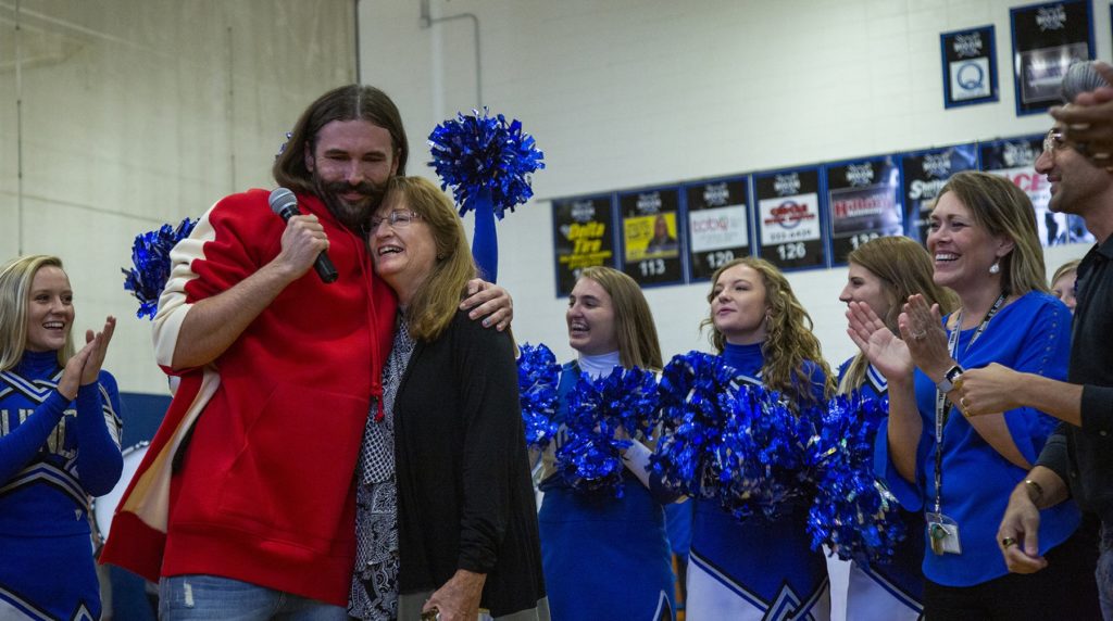 Queer Eye's Jonathan Van Ness surprises his former teacher