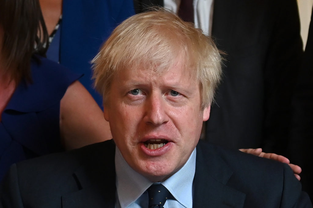 Britain's Prime Minister Boris Johnson 