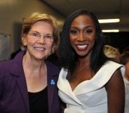 Angelica Ross and Elizabeth Warren