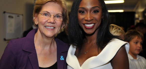 Angelica Ross and Elizabeth Warren