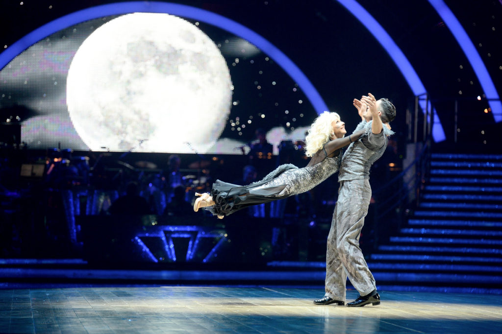 Debbie McGee and Giovanni Pernice attend the 'Strictly Come Dancing' Live! dress rehearsal. (Dave J Hogan/Dave J Hogan/Getty Images)