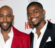 Karamo Brown and Jason Brown attend the premiere of Netflix's Queer Eye