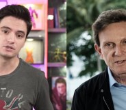 YouTuber Felipe Neto and Rio de Janeiro mayor Marcelo Crivella