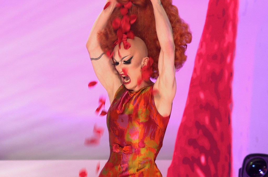 Sasha Velour's wig reveal in the final of Season 9.