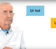 The Old Gays tried out Grindr for the first time, and the results are pretty eye-opening. (Screen capture via YouTube/Into)