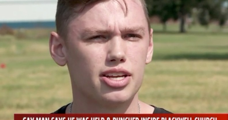 Gay couple attacked by congregation in church