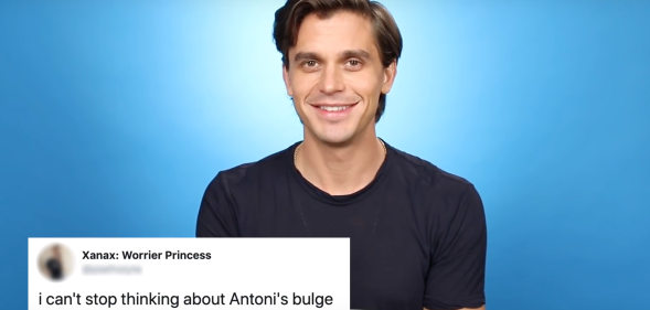 Antoni Porowski revealed a lot in a recent interview.(Screen capture via Buzzfeed)