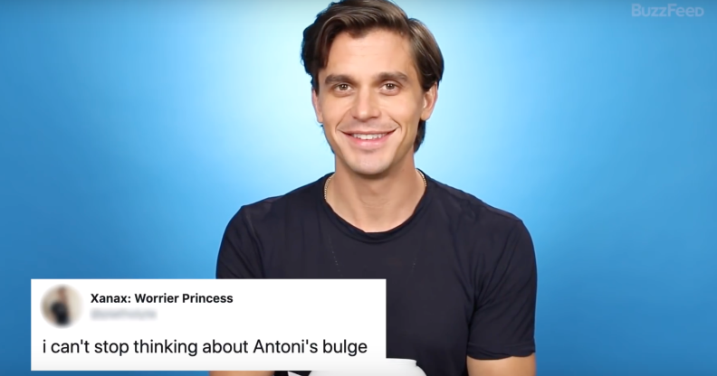 Antoni Porowski revealed a lot in a recent interview.(Screen capture via Buzzfeed)