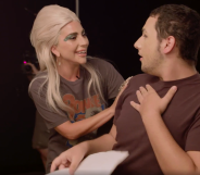 Lady Gaga meets a 19-year-old superman in an emotional video. (Screen capture via Allure Magazine)