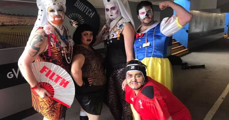 Drag queens who played rugby to raise funds for mental health charity