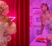 Ariana Grande has not responded to claims that she copied the Drag Race star's outfit