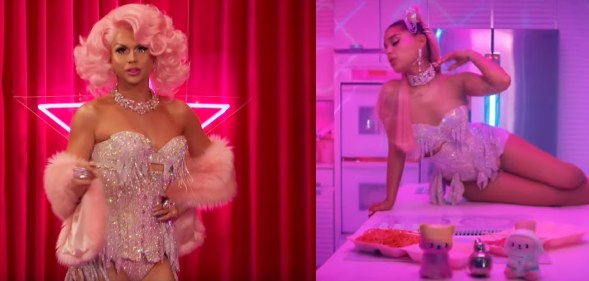 Ariana Grande has not responded to claims that she copied the Drag Race star's outfit