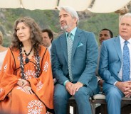 Jane Fonda, Lily Tomlin, Sam Waterson and Martin Sheen in Grace And Frankie