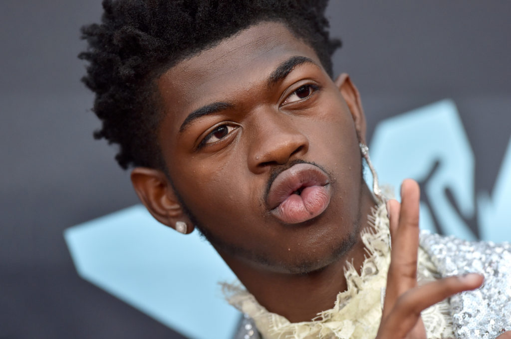 Lil Nas X pouting