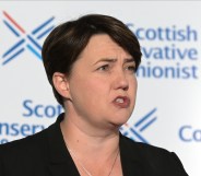 Ruth Davidson speaking