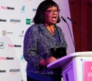 Diane Abbott at the PinkNews Awards