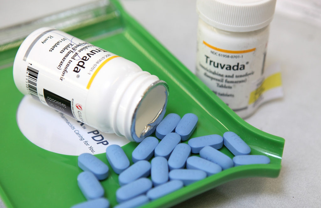 Bottles of antiretroviral drug Truvada