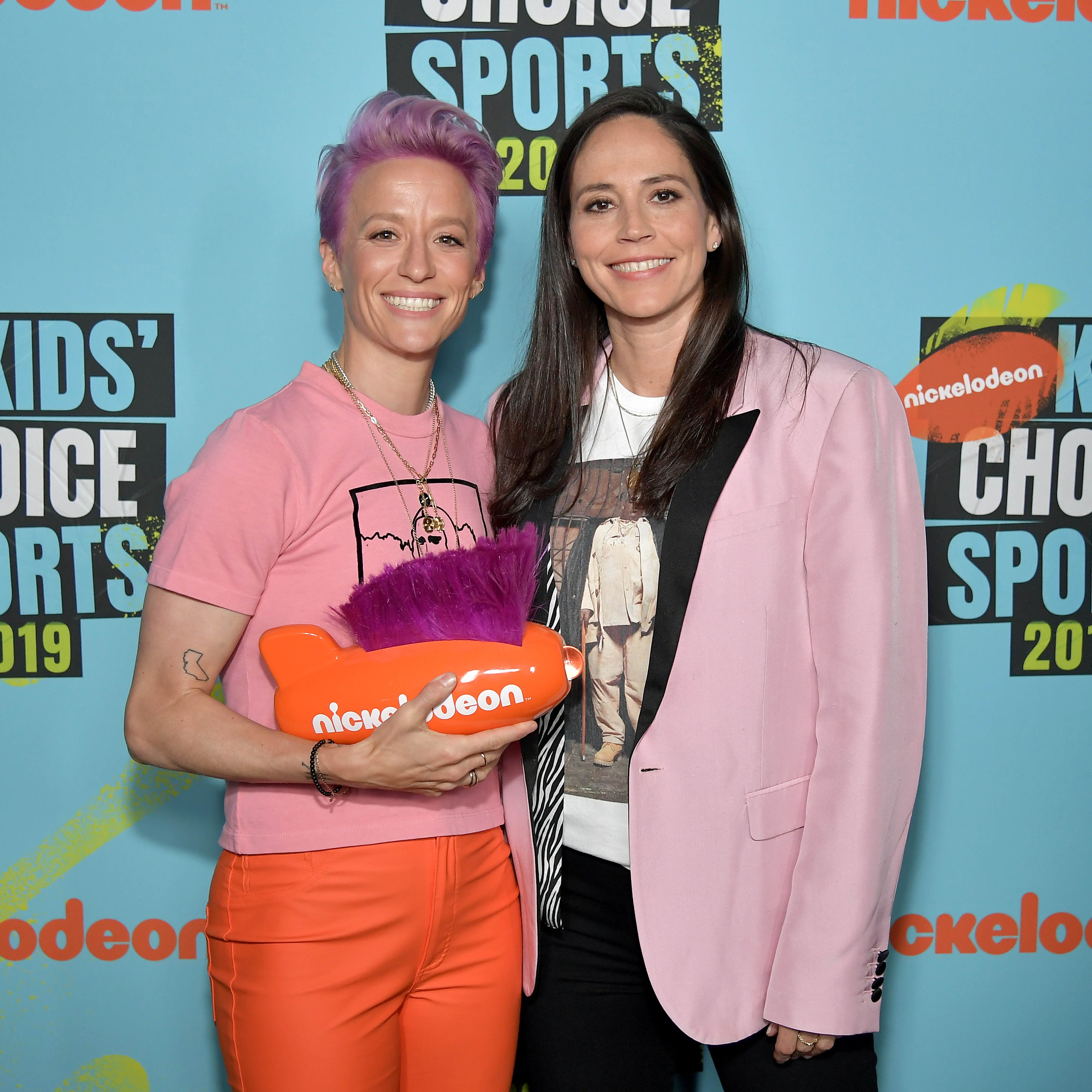 Megan Rapinoe and Sue Bird