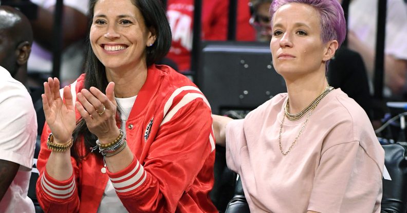 Megan Rapinoe and Sue Bird