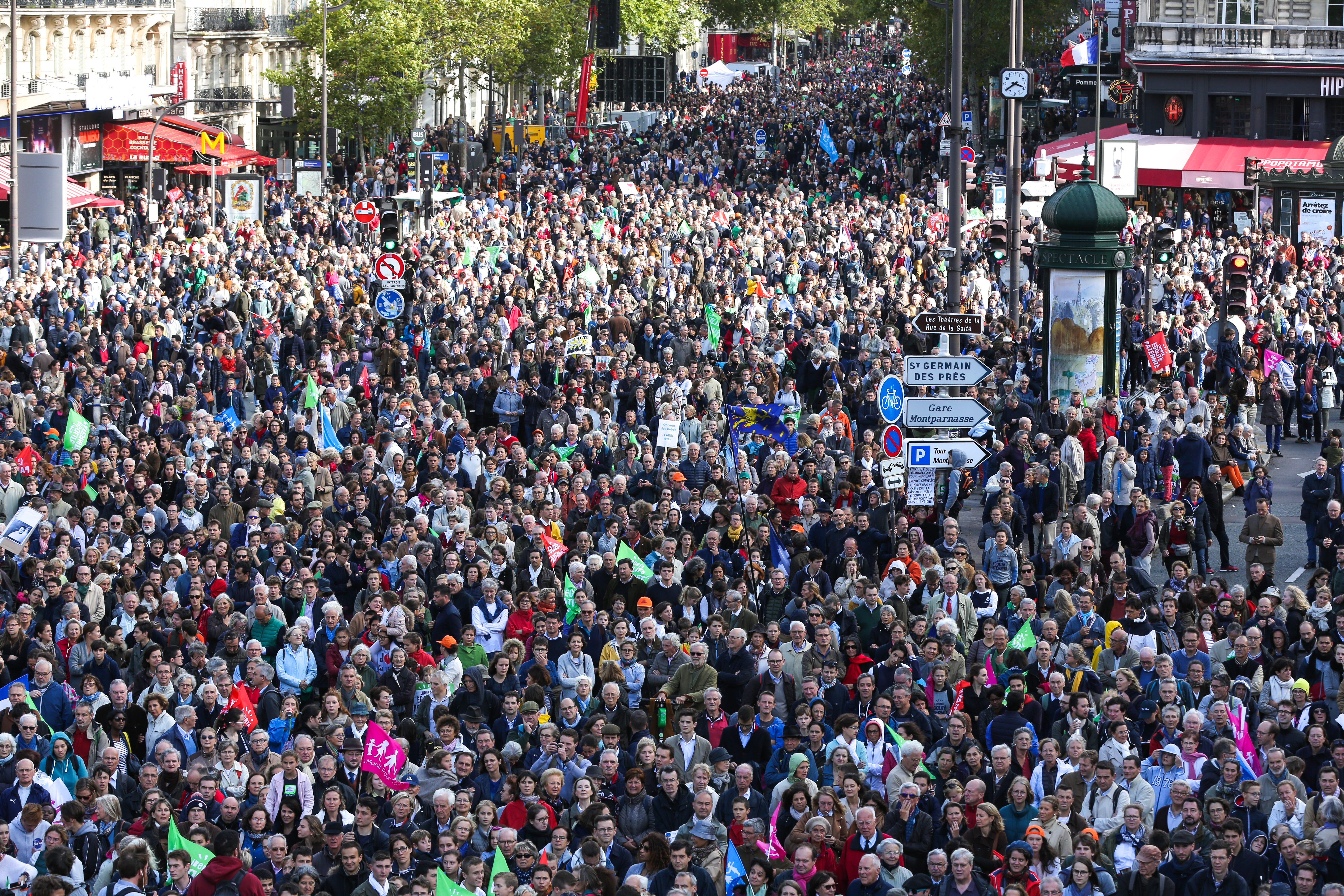 France IVF PMA protest