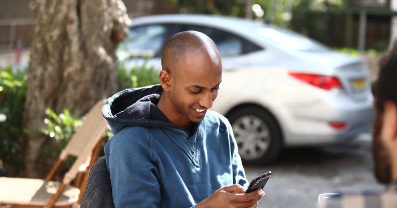 A gay dating app is launching an AI-operated verification system. (Dan Porges/Getty Images)