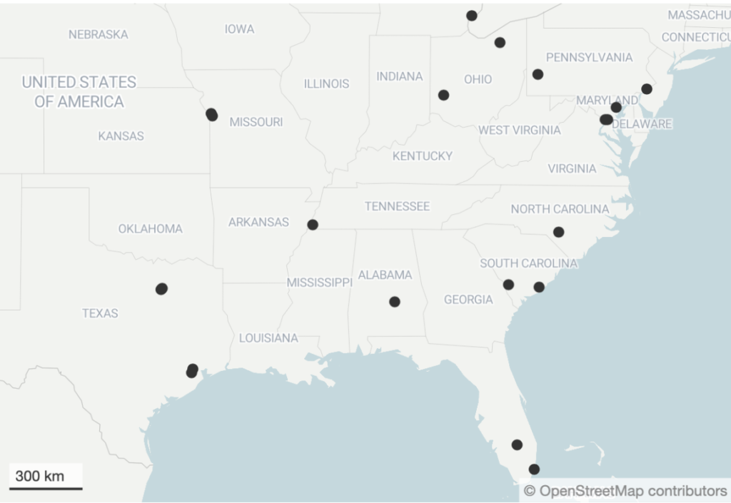 The 21 reported deaths of trans people in the US in 2019. (PinkNews)