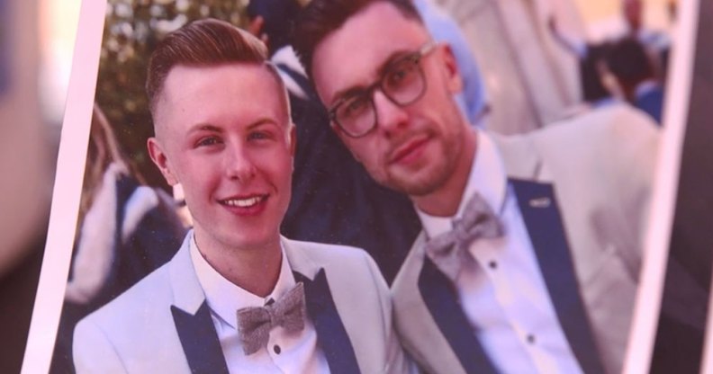 Drag Race UK queen Blu Hydrangea and her boyfriend