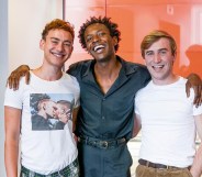 Olly Alexander, Omari Douglas and Callum Scott Howells