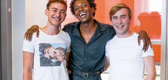 Olly Alexander, Omari Douglas and Callum Scott Howells