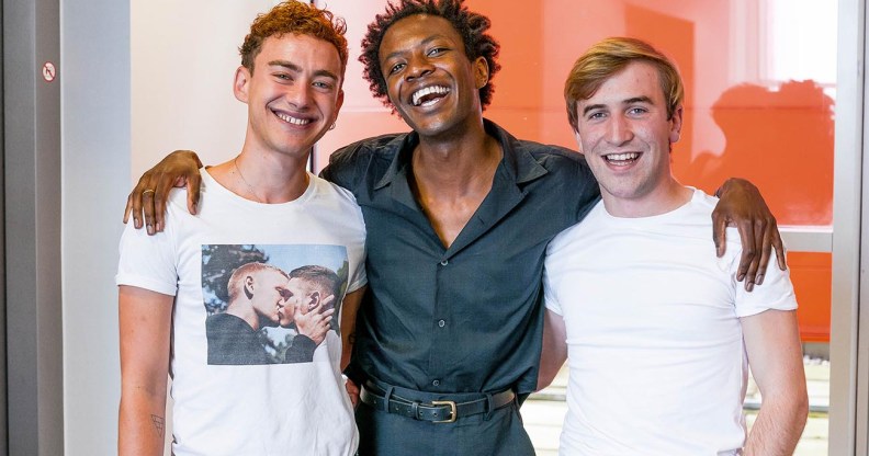 Olly Alexander, Omari Douglas and Callum Scott Howells