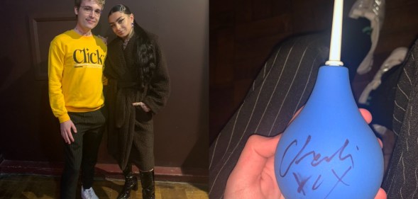 A fan asked Charli XCX to sign an enema and Twitter felt very conflicted about it all. (Twitter)