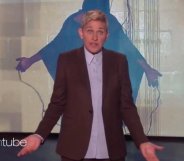 The clip parodying Ellen DeGeneres was pulled down by a copyright claim