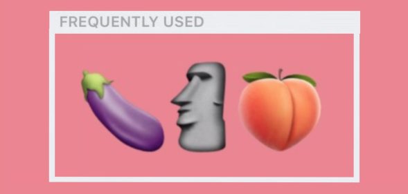 From the aubergine to peaches to Moai statues, what people's most-used emojis are taels more than just their texting habits. (Emoji)