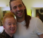 Skyler Jay hugging Jonathan Van Ness