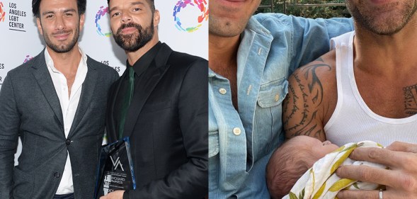 Ricky Martin, his husband Jwan Yosef and their son Renn