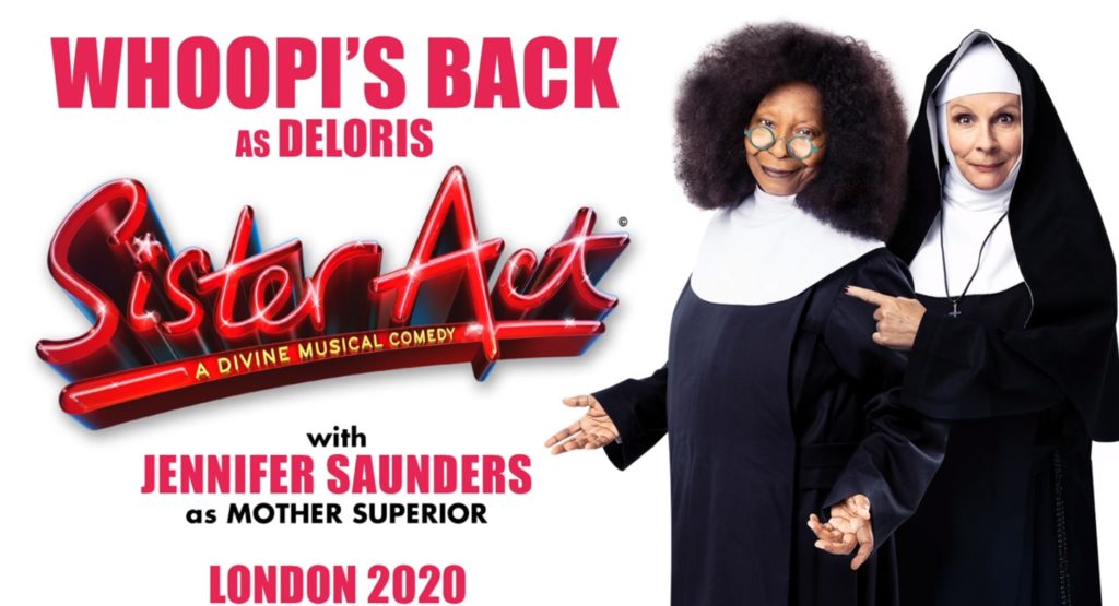 Whoopi Goldberg and Jennifer Saunders in Sister Act