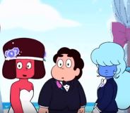 Lesbian wedding in Cartoon Network show Steven Universe