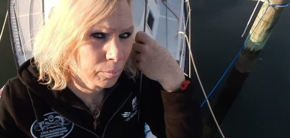 Sabreena Lachlainn is aiming to be the first trans woman to sail around the world. (Facebook)