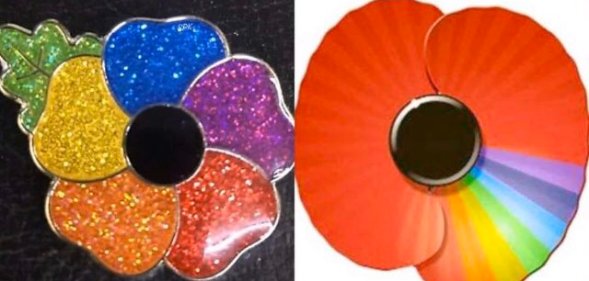 'Rainbow poppies' that aren't actually a thing have cultivated controversy. (Twitter)