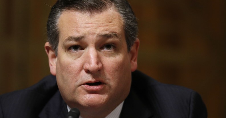 Anti-LGBT Republican Ted Cruz