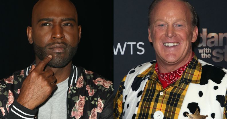 Karamo Brown and Sean Spicer