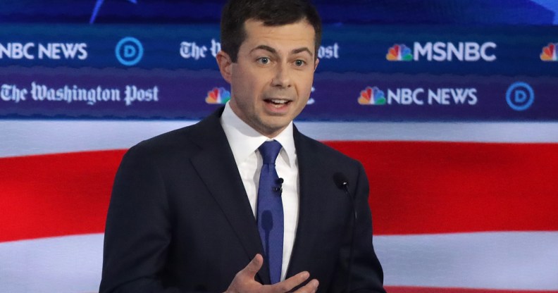 Democratic presidential candidate South Bend, Indiana Mayor Pete Buttigieg