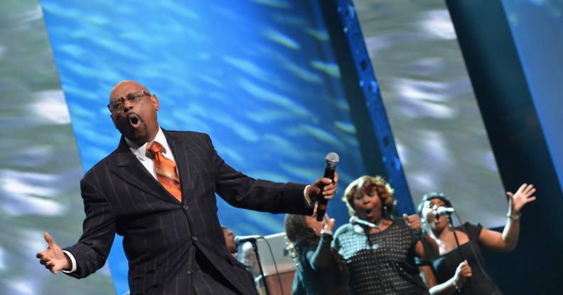 Bishop Paul S Morton performs onstage during the Super Bowl Gospel 2013 Show at UNO Lakefront Arena on February 1, 2013 in New Orleans, Louisiana.